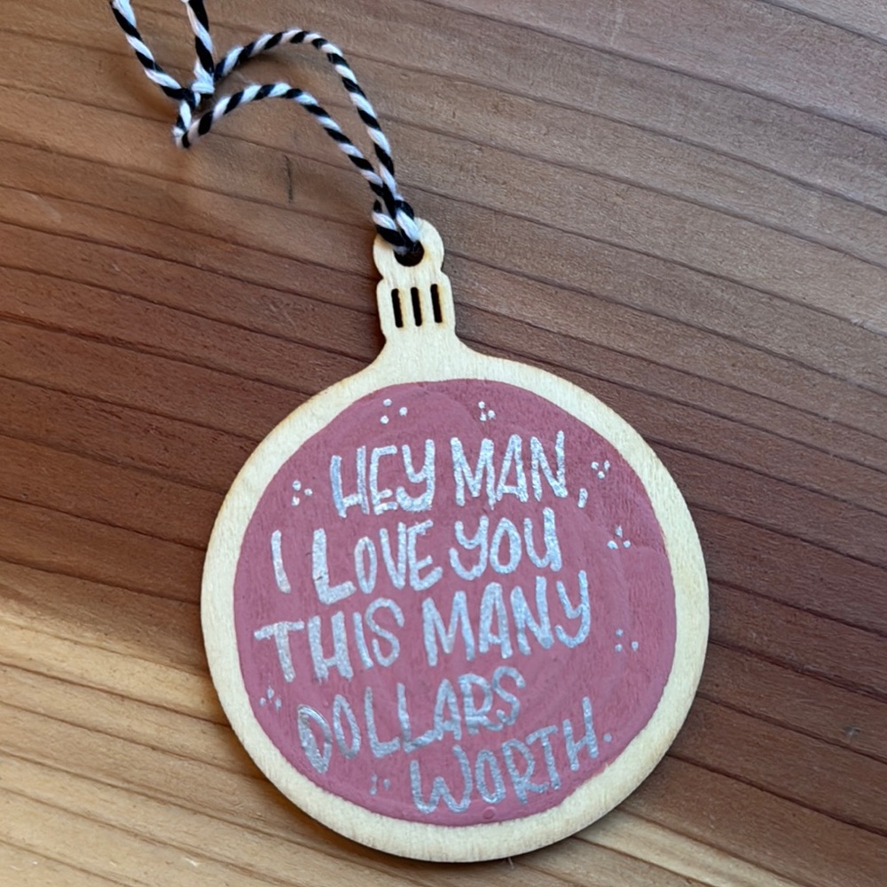 Wooden Michael Scott Quote / The Office Christmas Ornament